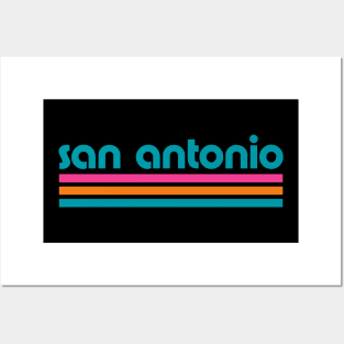 Retro San Antonio Stripes Posters and Art